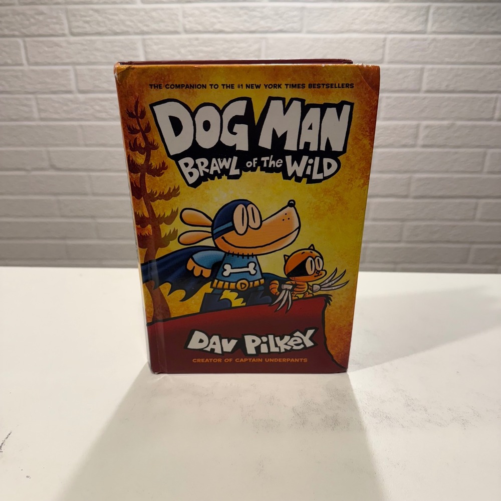 Dog Man Brawl of the Wild Graphic Novel Book by Dav Pilkey Childrens Kids